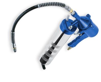 (100 g) of Grease per 100 Strokes Complete with Four Jaws Hydraulic Coupler, Non-drip Cap, 6" (150 mm) Extension Pipe and 12" (300 mm) Grease Hose LX-1161, Heavy-Duty, Fully Automatic, Continuous