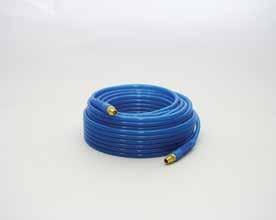 air hose / accessories 300# Premium pvc air HOSE assemblies better Apache P/N I.D. x Length color w.p. Wt.Ea. 98108792 1/2" x 50' cpld. 3/8 MNPT Orange 300# 7.