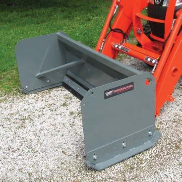 Snow Pushers - 24 Series Engineered to fit Compact and Sub-Compact tractor. The 24-Series Snow Pusher is job matched to the tractor for maximum performance.