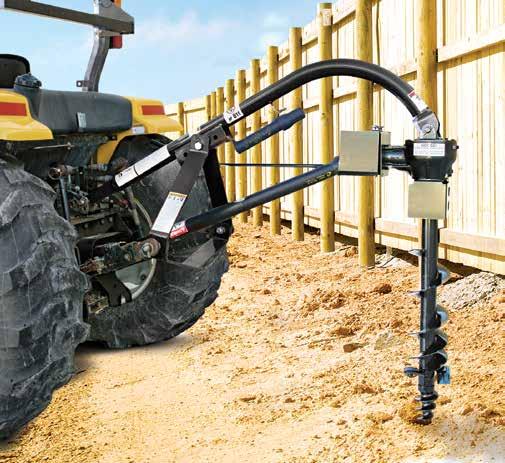 Add a range of auger bit diameters and you ve got just the right tool for landscaping, farming or municipal jobs. Big snow? Big deal.