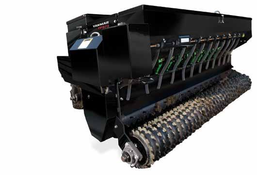 Ideal for hunters and small acreage farmers seeding legumes and larger seeds. Easily and accurately adjust seeding rates with a single lever.