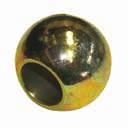To p L ink & L if t A rm Re p l a ce m e n t B a l l s Top link and lift arm balls for Ford, John Deere, Oliver and other tractors Designed to replace original balls Hole Size Thru Bore Ball