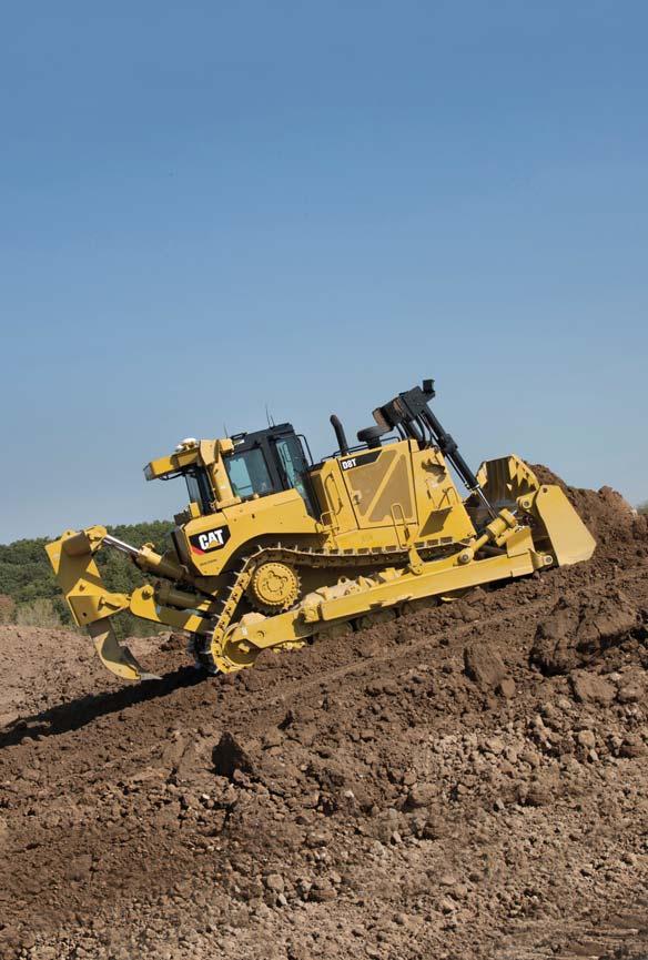 Equipped for the Job Tough from the inside out The D8T is built on a tough mainframe designed to absorb high impact shock loads and twisting forces.