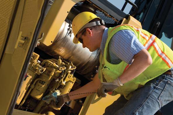 Serviceability and Customer Support When uptime counts Like all Cat machines, the D8T is designed to help you get routine service done quickly and efficiently so you can get to work.