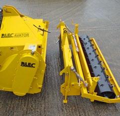 The well proven standard BLECavator is a One Pass Ground Preparator - Cultivating and digging down to between 10-18cm lifting and screening the stones