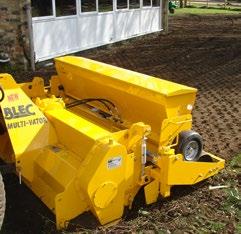 6 STONEBURIER BLECavator (Mid Range Stoneburier) Designed for 70-90hp tractors Cultivates down to 20cm Buries stones