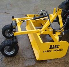 8m Optional wheel kit for accurate grading Optional laser equipment The BLEC Box Graders are a low cost easy to use landscape tool, ideal for
