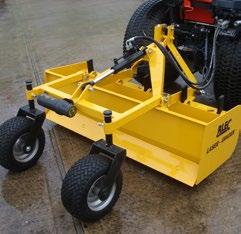available The compact range of BLEC Laser Graders are manufactured to a high standard using quality materials for long life, including proportional electric/hydraulic valves