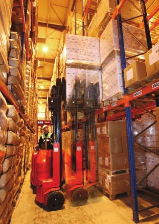 Store more for less Compared to a standard reach truck, FLEXI G4 creates around 30% more