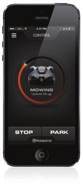 mower right in your smartphone.