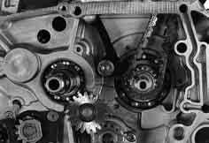 ENGINE 3-40 CAUTION When installing the oil pump to the crankcase,