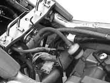 Disconnect the fuel hose connect the suitable hose and insert the free end of the hose into a receptacle. Check the fuel flow when starting the engine for few seconds by pressing the starter switch.
