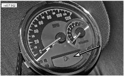 Figure 3. Speedometer Gauge Displaying "OK" INSTALLATION WARNING To prevent accidental vehicle start-up, which could cause death or serious injury, remove main fuse before proceeding. (00251b) 1.