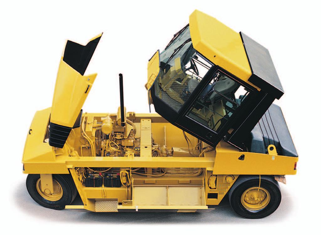 Reliability and Serviceability The PS300C and PF300C Pneumatic Tire Compactors provide exceptional reliability and serviceability that you ve come to expect from Caterpillar.