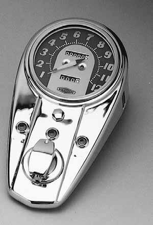 U.S. Patent #4,848,154 SpeedoTach 2 for Fat Bob Dashes Our new and improved combination speedometer and tachometer for all large Fat Bob dashes from 47-90.