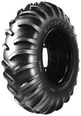TRACTION TIRES BIAS PLY R-1 DYNA TORQUE II High-Traction Efficiency, Long Tire Wear Long-bar, short-bar design outpulls single pitch lugs by as much as 15% on plowed ground Excellent drawbar pull,
