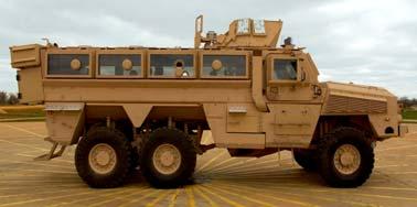 2.1 BAE TVS: Caiman The Caiman are CAT I and II MRAP vehicles produced by BAE TVS (formerly Armor Holdings Aerospace and Defense Group), in Sealy, TX.