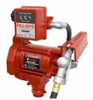 Integral check valve with pressure relief on outlet side reduces pressure drop and improves vertical lift.