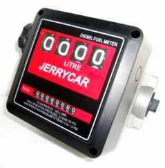 Meters Jerrycar diesel/paraffin meter Flow rate: 20-120L/min Meter mechanism: Nutating disk Operating pressure (max): 3.