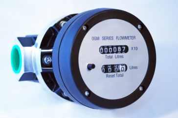 Meters Digital oval gear oil/diesel/ paraffin meter Flow rate: 3-40L/min Inlet/outlet: 20mm BSP Meter mechanism: Oval gear Operating pressure (max): 10bar Burst pressure: 40bar Accuracy after