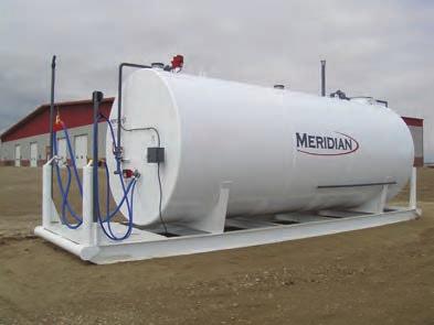 Meridian also offers complete packages with high volume pumps, large hoses and retractors, automatic nozzles and fill alarms for cleanliness, safety, environmental