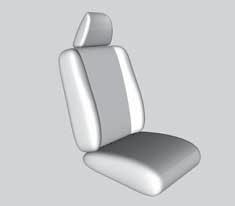 They are housed in the center of the steering wheel for the driver, and in the dashboard for the front passenger. Both airbags are marked SRS AIRBAG.