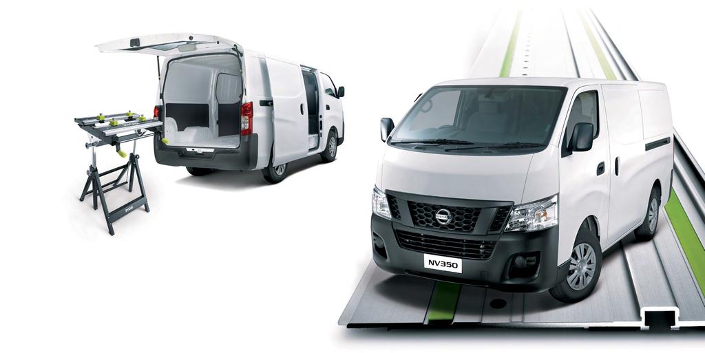 Great load carrying capacity, making for fewer trips LOADS OF REASONS TO DRIVE THE The exceptionally generous cargo area of the Nissan tells you one thing: this Light Commercial Vehicle is built to