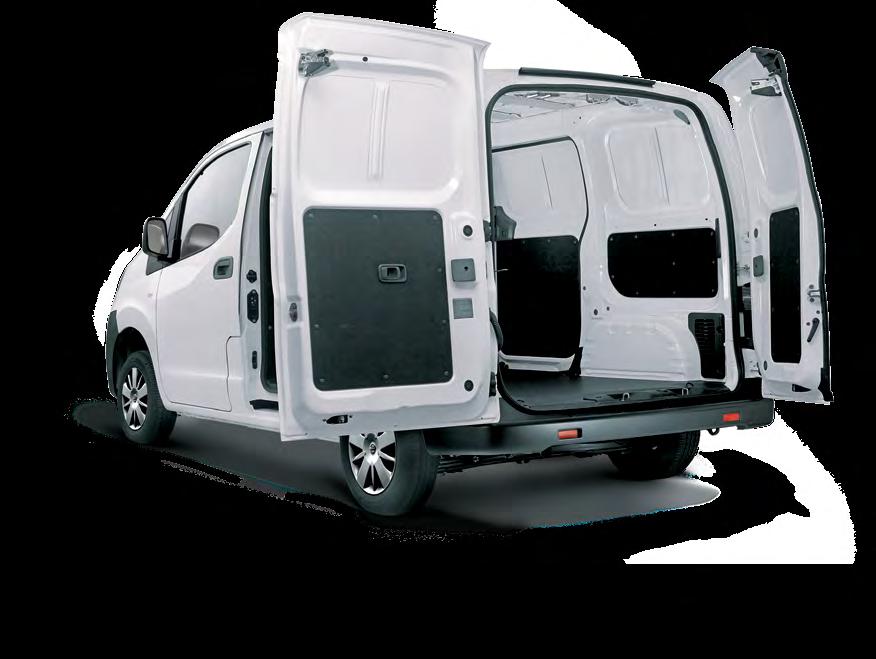 5 litre turbo diesel engines, the Nissan NV200 takes fuel