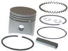 INTERNAL ENINE SSTEM PISTONS All Pistons are supplied complete with pistons, piston rings, piston pins and retainers. Piston Bore Piston Ring Model HP Size Size Assembly Set K532 20 STD. 3.