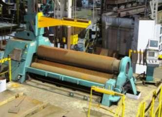 BENDING ROLL 12 X 1-3/8 ROUNDO MODEL PAS-550 4-ROLL DOUBLE PINCH HYDRAULIC BENDING ROLL (8) BENDING ROLLS 12 x 6 BOLDRINI Model PSI 3-Roll Mechanical Double Pinch Bending Rolls with Hydraulic Drop
