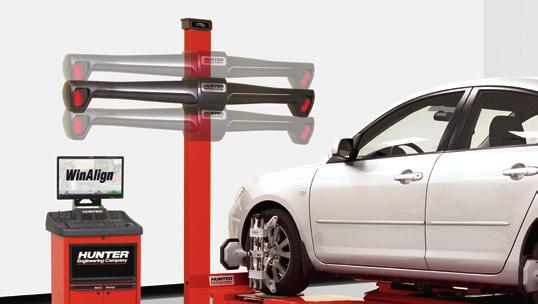 service multiple alignment bays and provides a full range