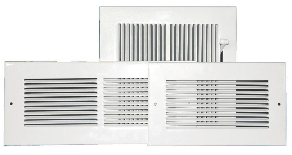 1. PRESSED STEEL GRILLES Pressed steel grilles have been widely used in the Gas Heating Industry for many years both for the combustion air provision and for heater/boiler compartment relief