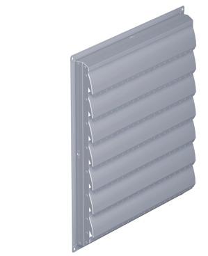 Unit Data Dimensions and Weights Unit MultiMAXX HE Basic wall outlet Louvers are curved outwards; adjustable, self-locking for changing air flow direction HE. B. manually adjustable, self-locking Fig.