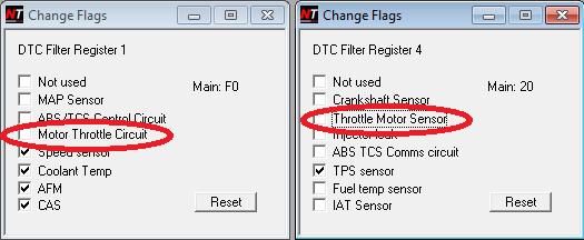 filter flags for these features will prevent the ECU code from calling those functions Unticking both of these items will disable the