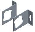 PAT502466003 End Plate Kit (1/2 ISO228/1-G): Includes two end plates and body-to-body assembly clamps & NBR O-Ring. End plate material is aluminum.