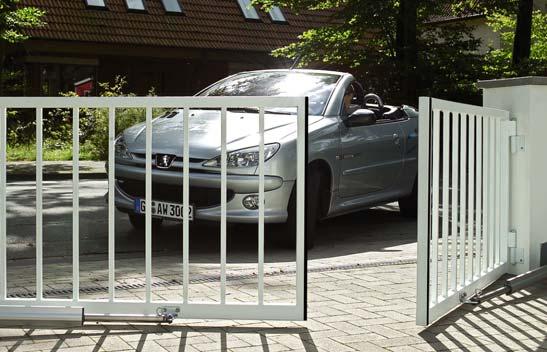 Hinged gate operator RotaMatic RotaMatic With proven Hörmann technology Gate leaf width: max. 2500 mm Gate leaf height: max. 2000 mm Weight: max.