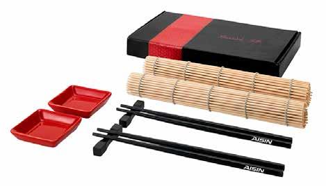 JAPANESE CORNER AISIN Chopsticks Orient AIS020 AISIN Japanese set AIS021 Chopsticks in bamboo Blue polyester pouch Presented in a white carton giftbox Size: 0,5