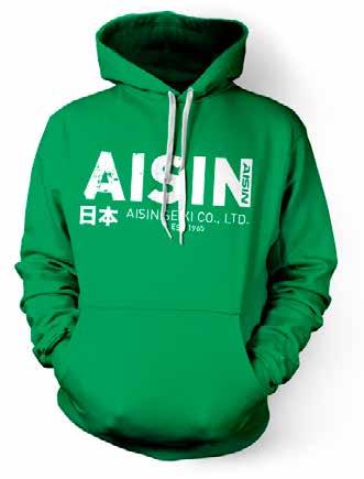 CLOTHING AISIN Vintage sweater blue AIS049 AISIN Vintage sweater anthracite AIS050 AISIN Vintage sweater green AIS051 Hooded sweater Color: blue 280 g/sm Vintage Aisin logo in front Available sizes:
