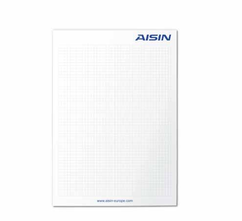 GIVE-AWAYS AISIN Keyring AIS001 AISIN Notebook AIS003 Own