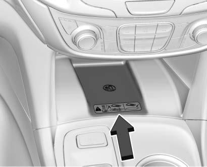 118 Instruments and Controls Wireless Charging If equipped, the vehicle has wireless charging in the bin below the climate control system.
