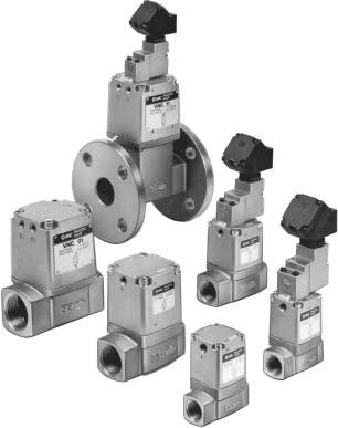 ir Operated Valve/External Pilot Solenoid Coolant Valve Series VNC Cylinder operated by the external