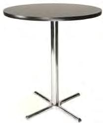 TABLES & CHAIRS Table, Maple & Chrome L-1 30