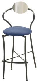 TABLES & CHAIRS M-10 Chair, Black & Blue 20 L x 20 D x 32 H M-12