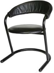 Seat Height: 23-33 K-13 Table, Black & Glass 42