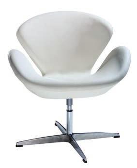 30 H 8101 swanson chair White Vinyl 28