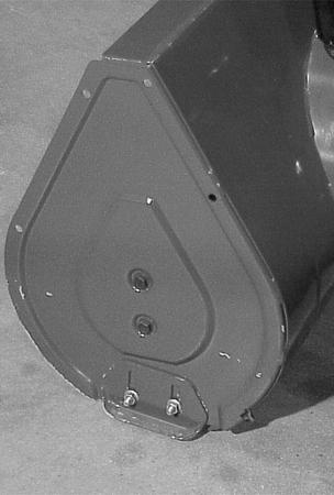 Many models have side plates that are attached by cap screws and lock nuts.