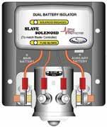 Fitting the Dual Battery Controller TIMER ACTIVE> 13.1 Volt Once the Intelligent Solenoid is installed, the Dual Battery Controller/Monitor can be connected. Route the 3.