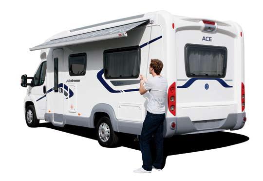 Ace Airstream All Ace motorhomes come with a comprehensive warranty covering both the Fiat base vehicle and the coachbuilt conversion element of the product.