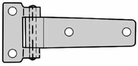 2 57 Door Hinge (Flat Blade) or No. HNVN7090/ZP wgt. 0.