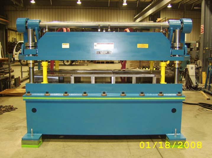 ATP70-0204 0204 70 Ton Press with 2 Air Tubes and 4 valves Press Bed 93 x 38 Approximate Press Weight 21,000 Lbs.